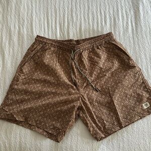 Men’s Katin Patterned Volley Swim Trunks (XL)
